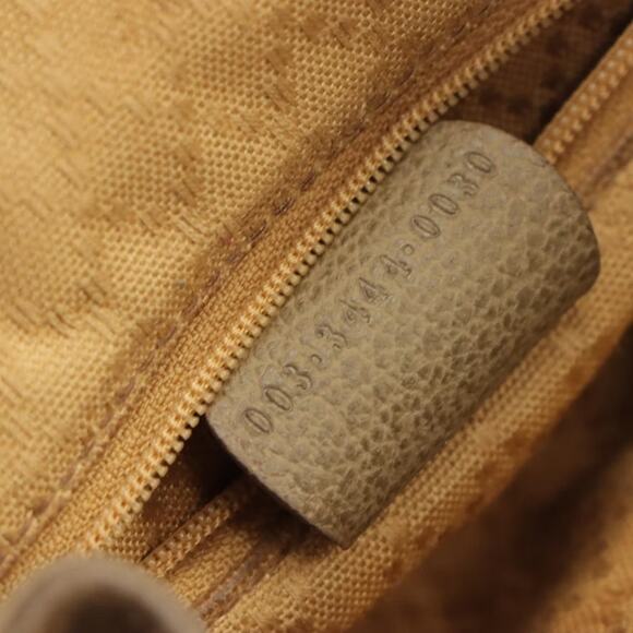 Gucci Brown Suede & Leather Bamboo Handle Mini Drawstring Backpack - Picture 6 of 7